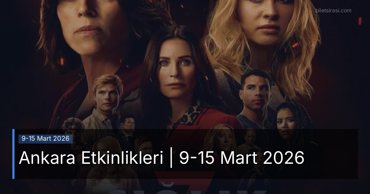 Ankara Etkinlikleri | 9-15 Mart 2026