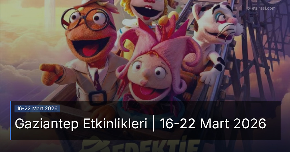 Gaziantep Etkinlikleri | 16-22 Mart 2026