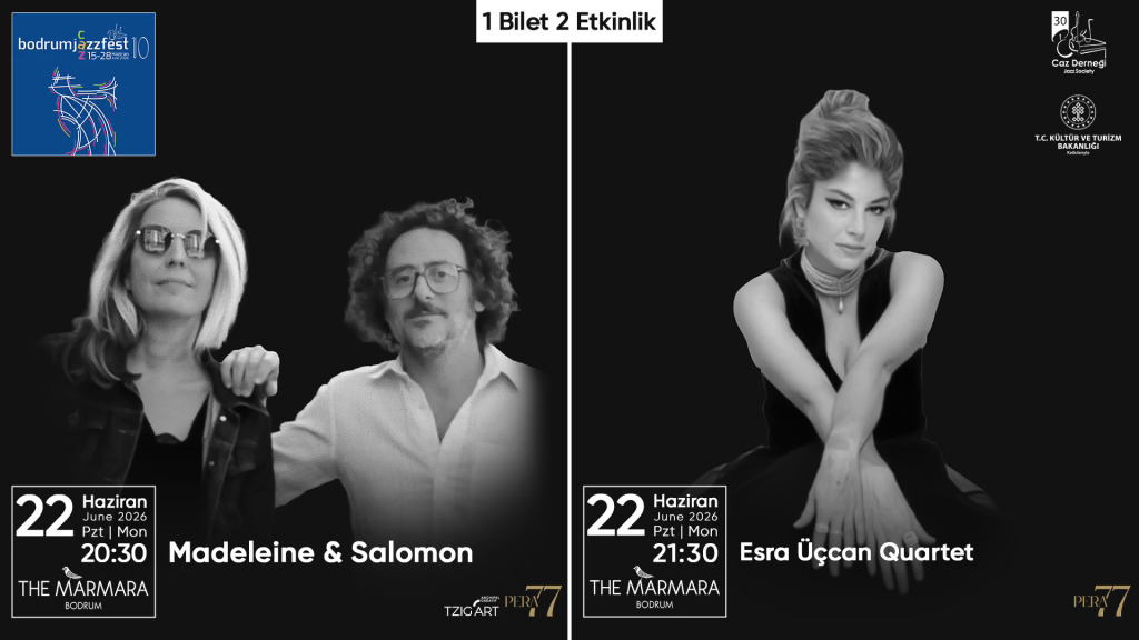 1 Bilet 2 Etkinlik: Madeleine & Salomon | Esra Üçcan Quartet