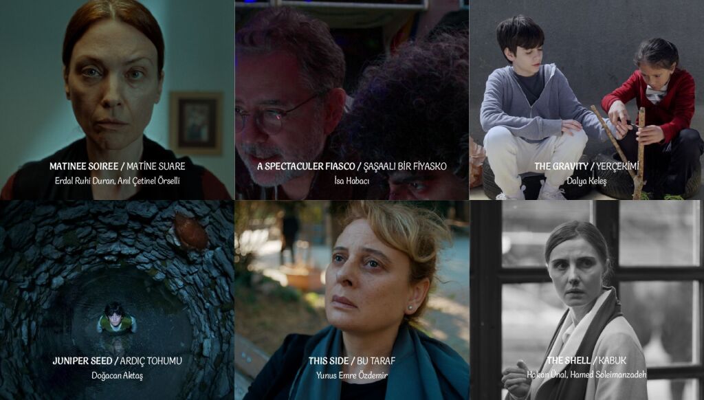 1. Matine Suare - 2.Ardıç Tohumu - 3.Bu Taraf - 4.Şaşaalı Bir Fiyasko - 5.Yerçekimi - 6.Kabuk