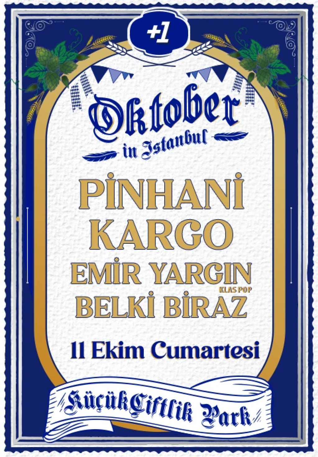 +1 Sunar: Oktober in İstanbul - Cumartesi