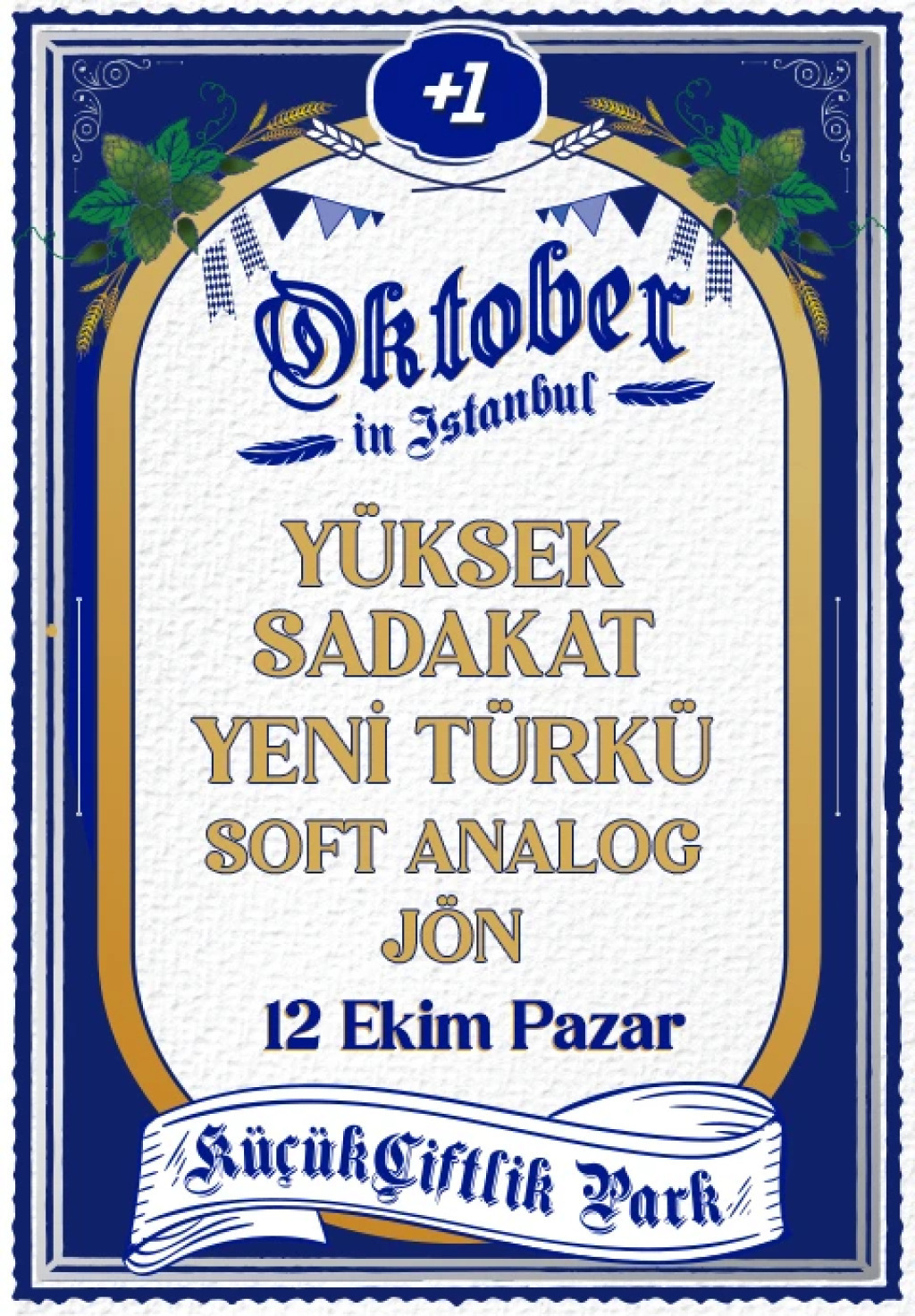 +1 Sunar: Oktober in İstanbul - Pazar