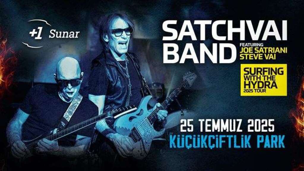 +1 Sunar: SatchVai Band (Joe Satriani & Steve Vai)