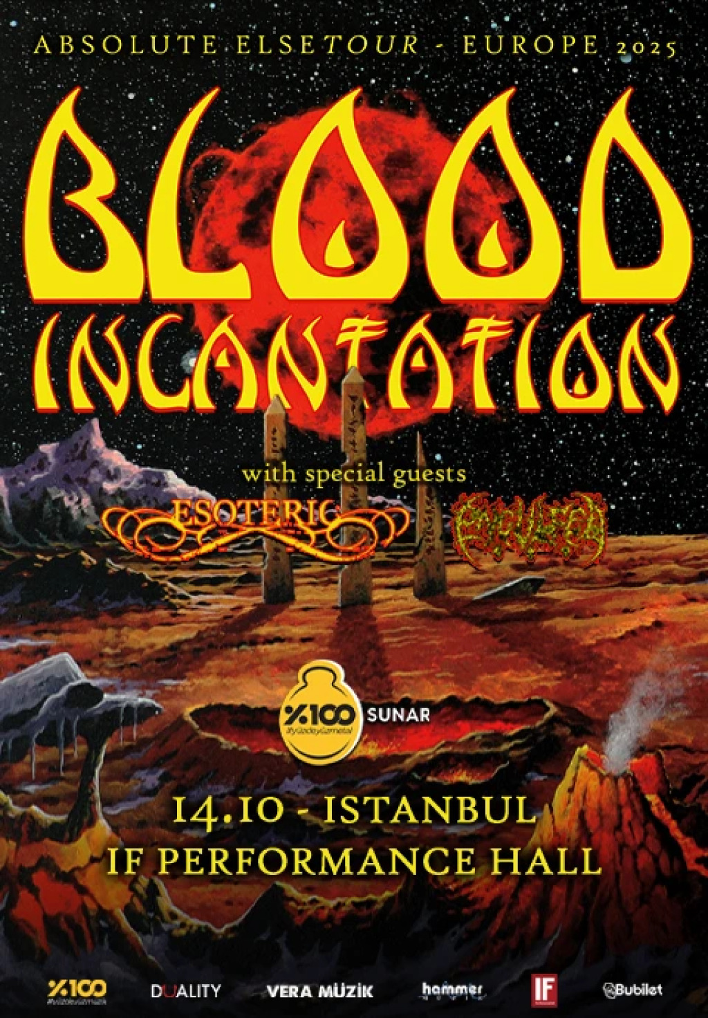 %100 Metal Sunar: Blood Incantation, Esoteric, Engulfed