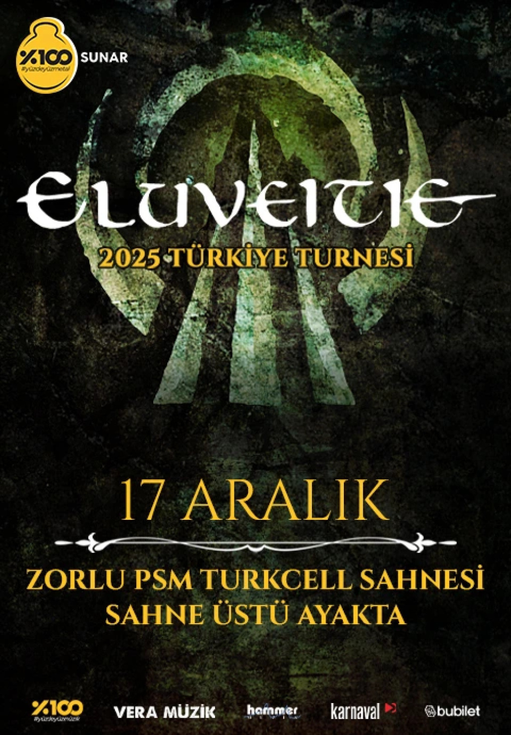 %100 Metal Sunar: Eluveitie | İstanbul