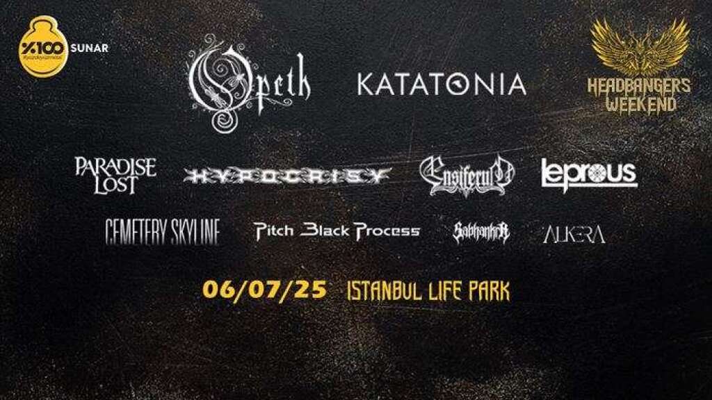 %100 Metal Sunar: Headbangers' Weekend | 3. Gün | 6 Temmuz 2025