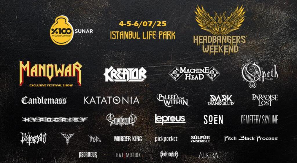 %100 Metal Sunar: Headbangers Weekend - Pazar