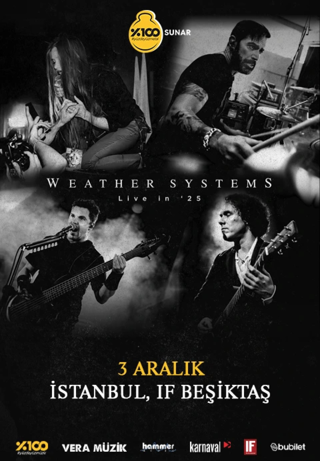 %100 Metal Sunar: Weather Systems | İstanbul