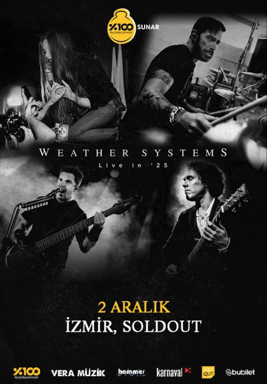 %100 Metal Sunar: Weather Systems | İzmir