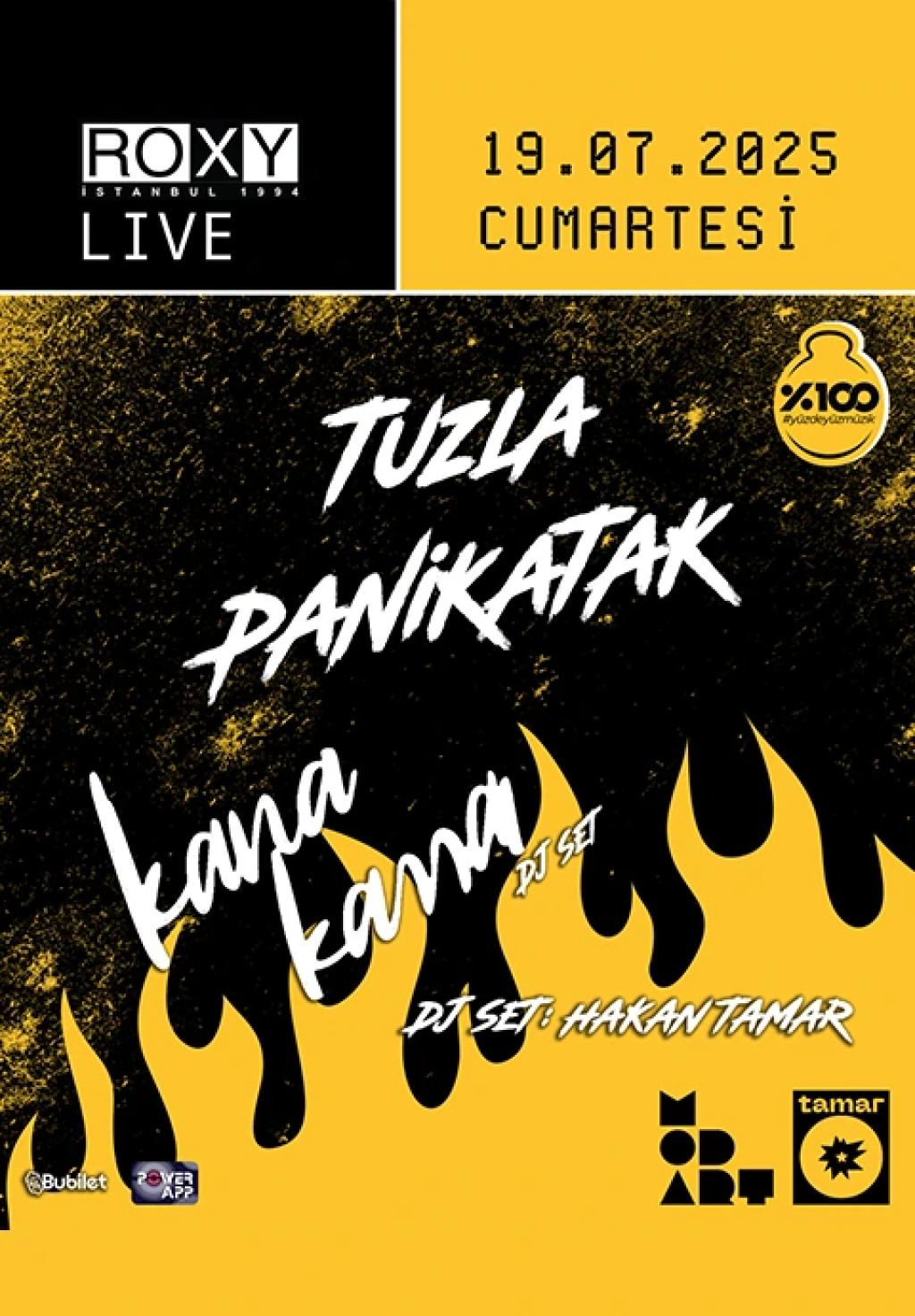 %100 Müzik Sunar: Radyo Modart Konserleri Tuzla, PANIKATAK!, Kana Kana DJ Set