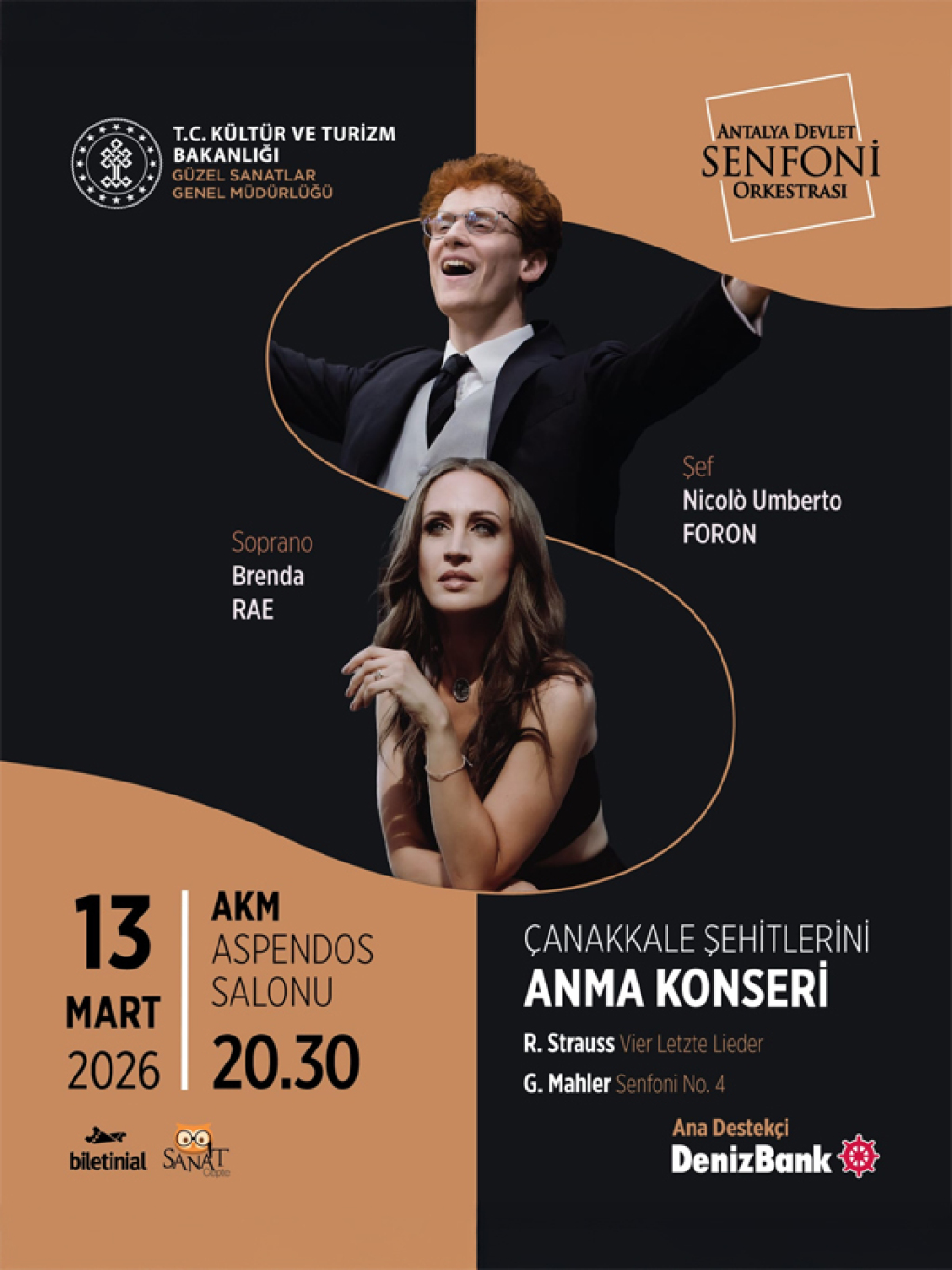 13 Mart Konseri - Antalya Devlet Senfoni Orkestrası