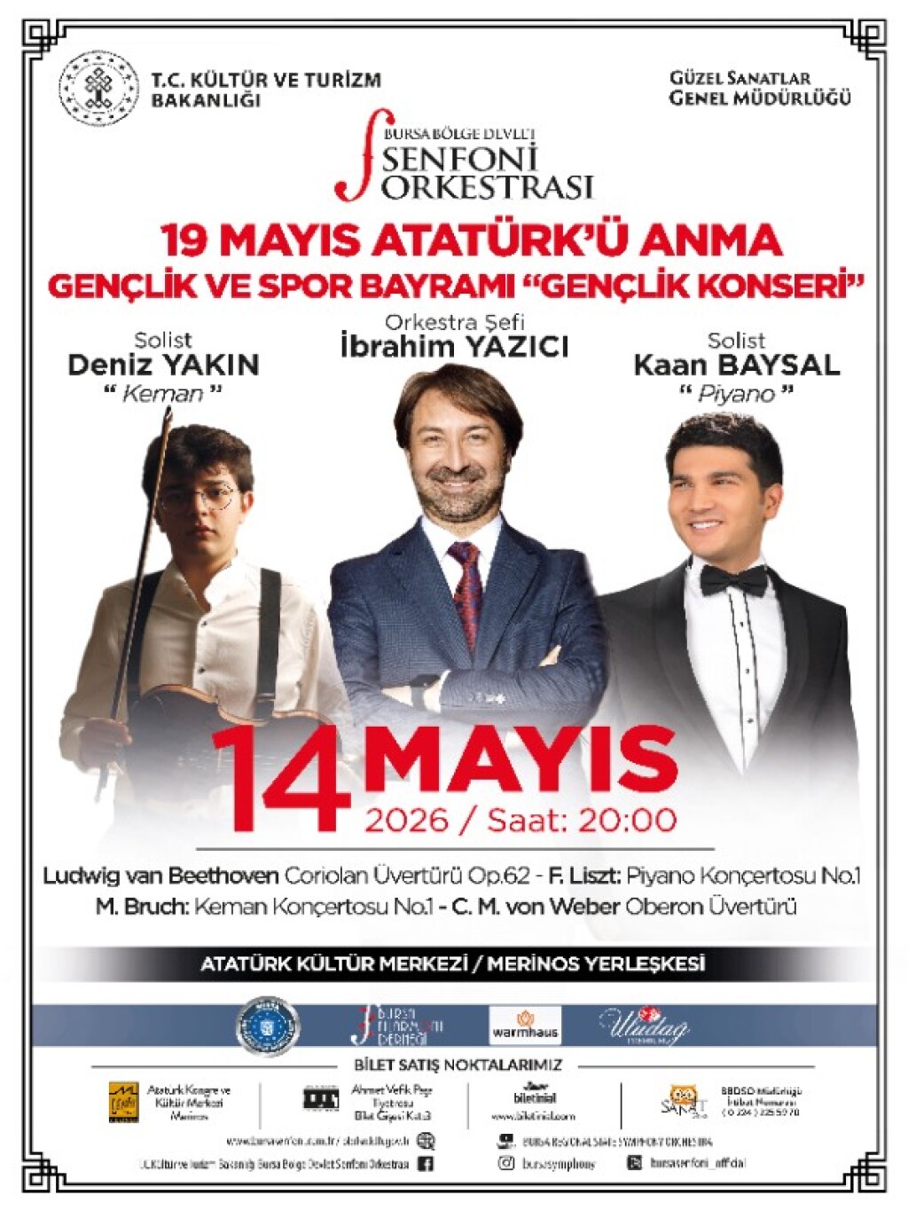 19 Mayıs Atatürk'ü Anma, Gençlik ve Spor Bayramı '' Gençlik Konseri''