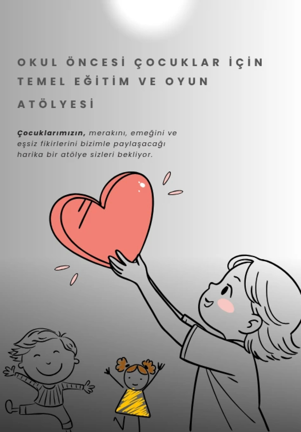 2 Haftalık Okul Öncesi Atölyesi Programı 1. Etap (Salı – Perşembe)