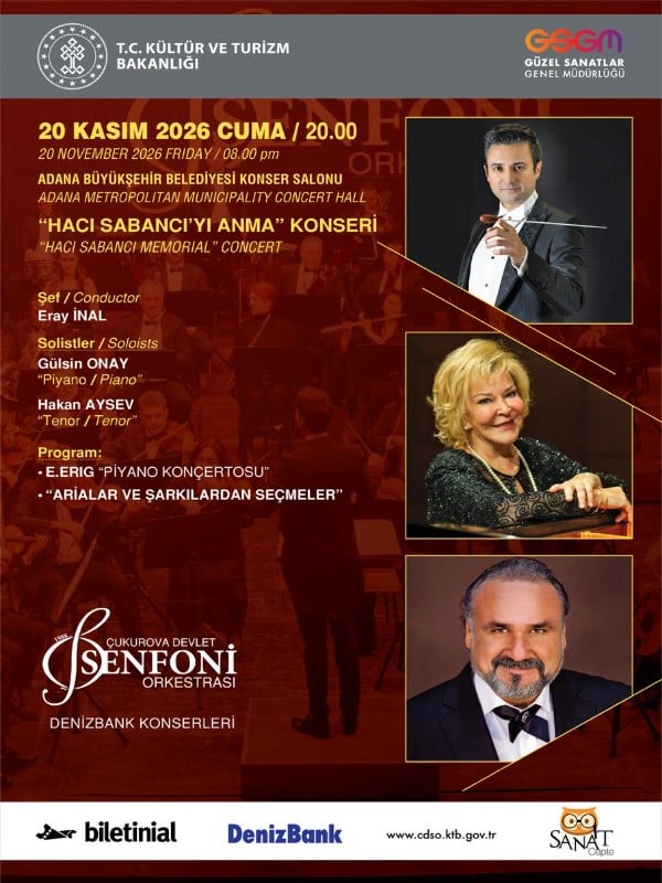 20 Kasım Konseri - Çukurova Devlet Senfoni Orkestrası