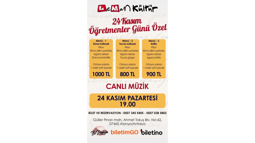 24 Kasım Öğretmenler Günü Özel