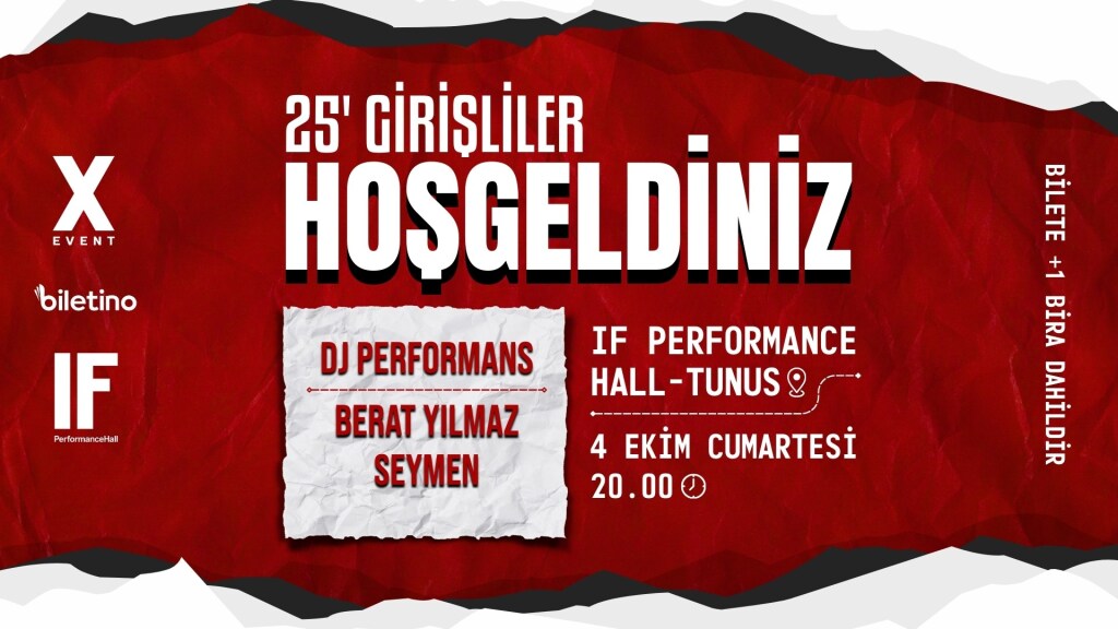 25' Girişliler Hoşgeldiniz