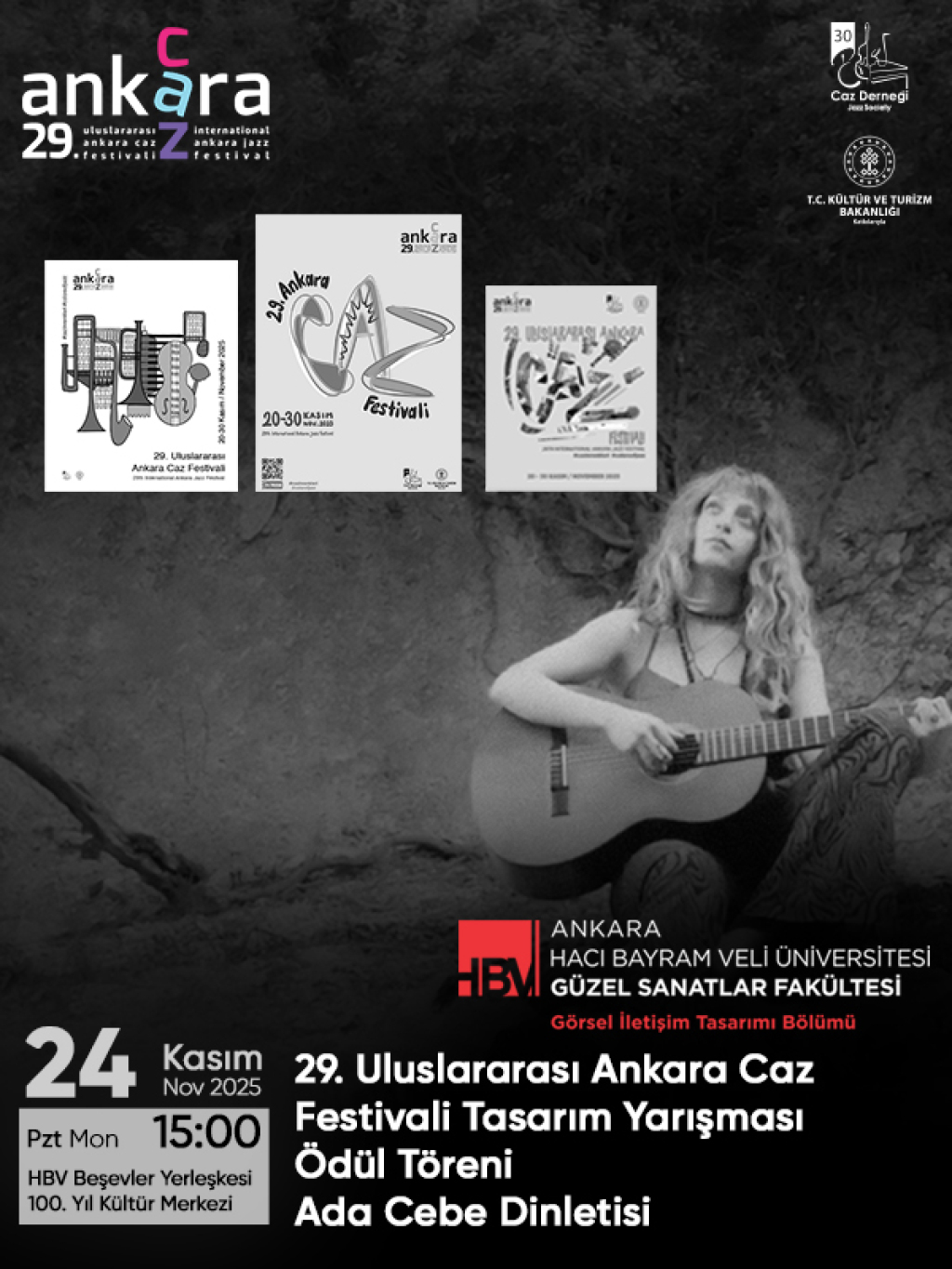 29. Uluslararası Ankara Caz Festivali Tasarım Yarışması Ödül Töreni | Ada Cebe Dinletisi