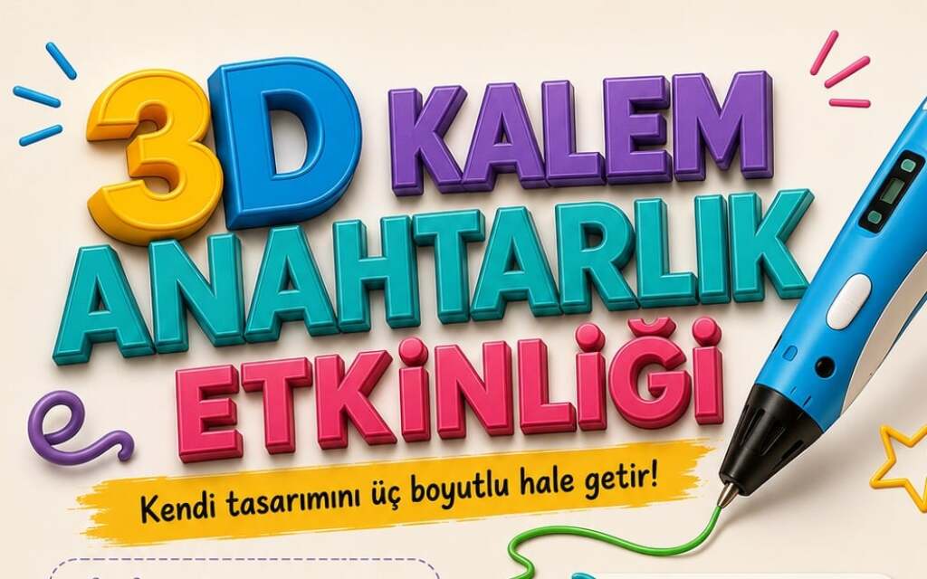 3 Boyutlu Kalem Anahtarlık & Kalem Gözlük