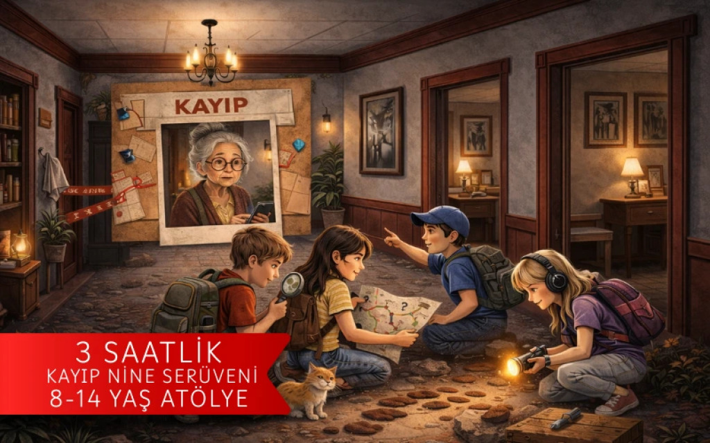 3 Saatlik Kayıp Nine Macera Atölyesi (8-14 yaş)