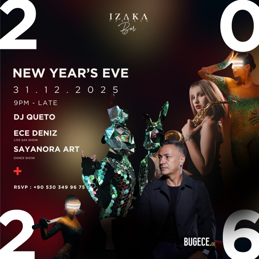 31 Aralık 2025 NEW YEAR's Eve İzaka Bar