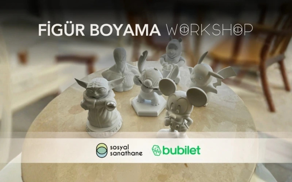 3D Figür Boyama Workshop: Sosyal Sanathane İstanbul | Etkinlik