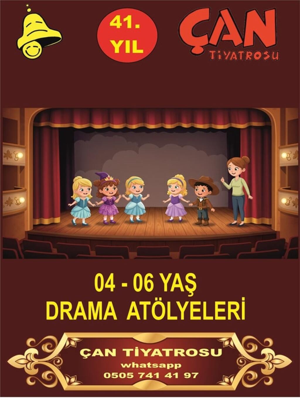 4-6 Yaş Yaratıcı Drama - Tiyatro Atölyesi