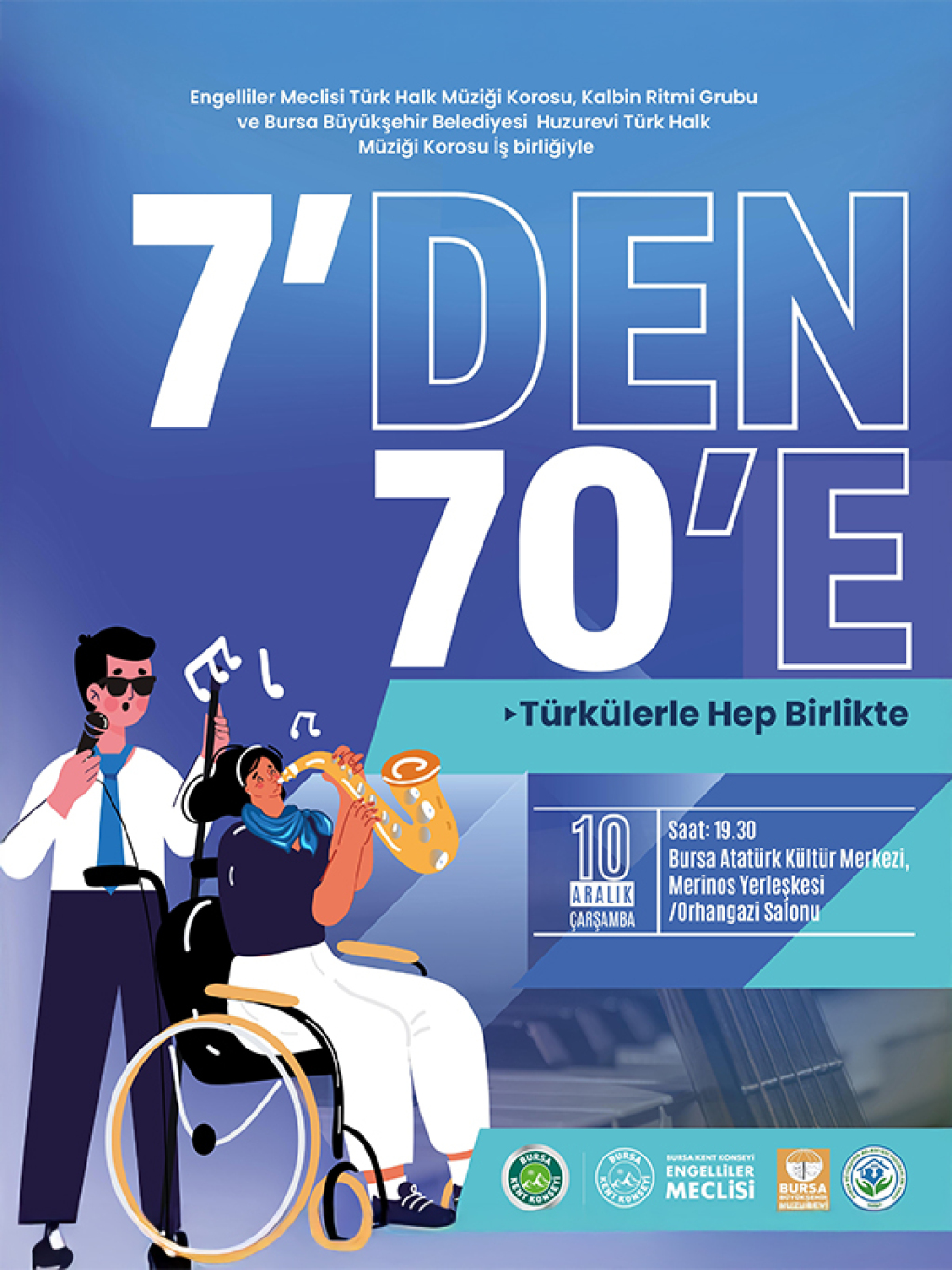 7'den 70'e Türkülerle Hep Birlikte