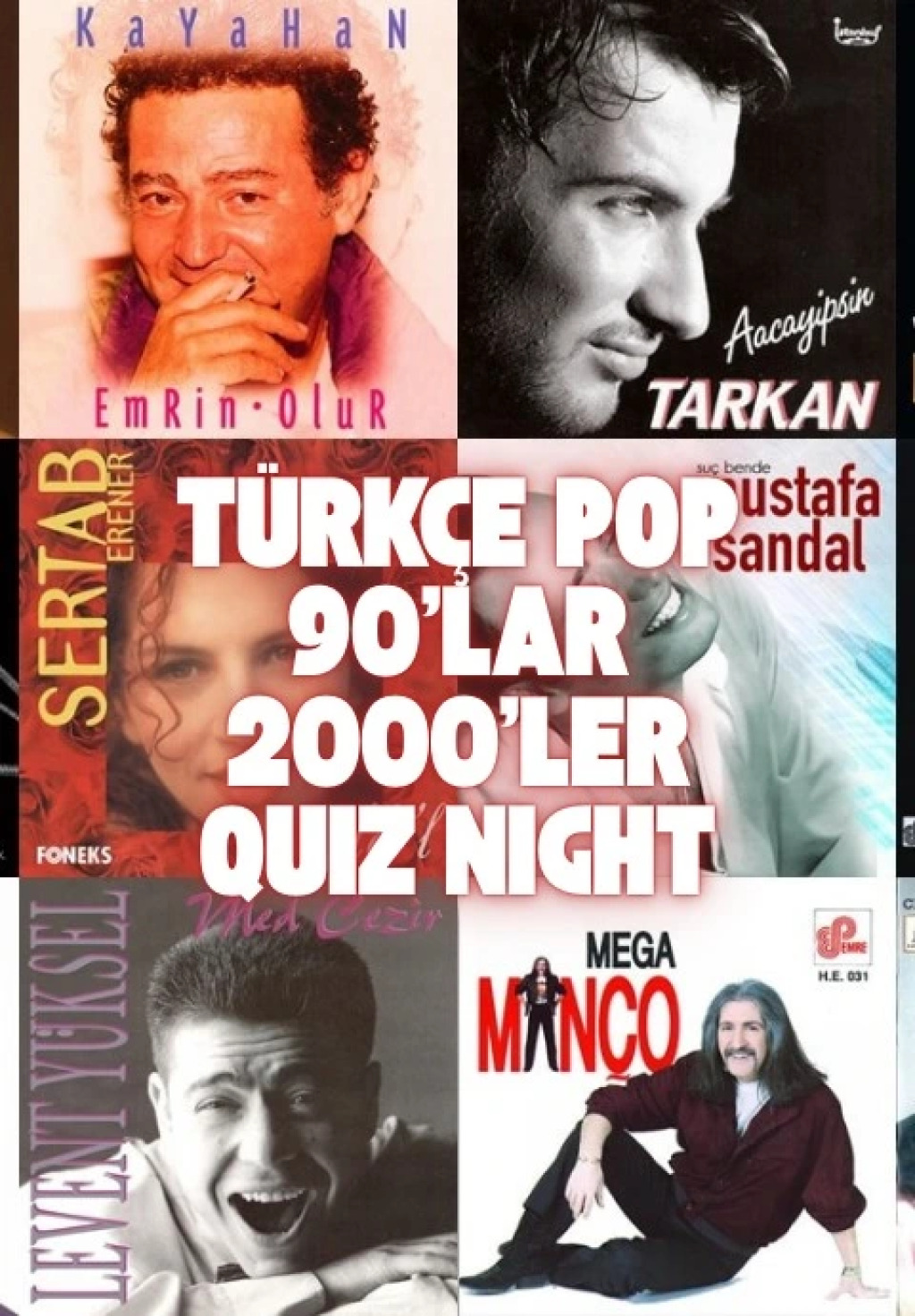90'lar 2000'ler Türkçe Pop Quiz Night