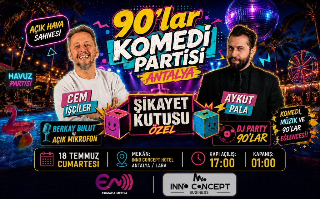 90'lar Komedi Partisi Antalya