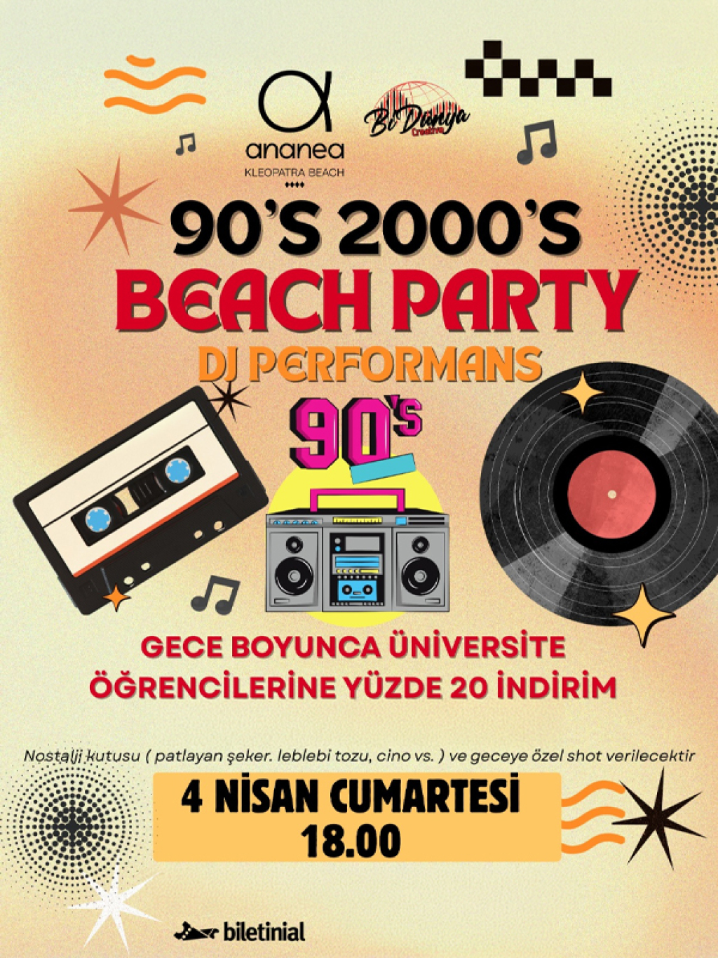 90's & 2000's Beach Party