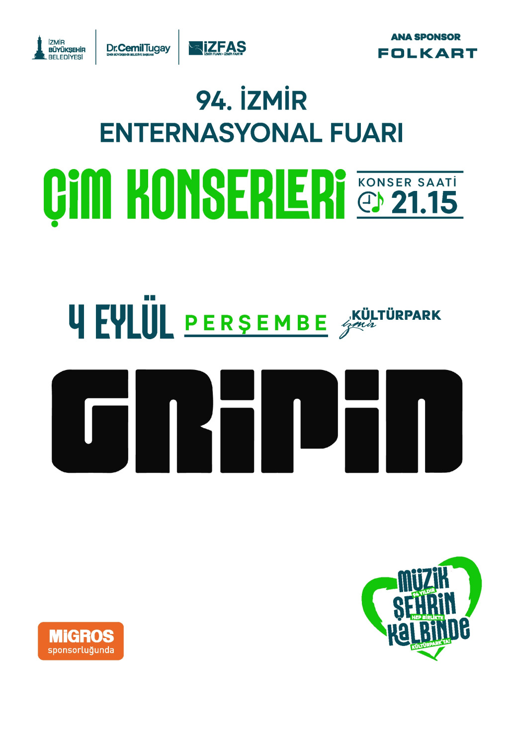 94. İzmir Enternasyonal Fuarı - Çim Konserleri