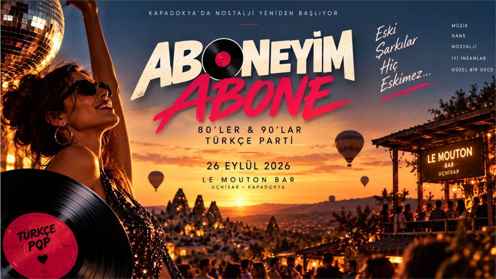 ABONEYİM ABONE – 80'ler & 90'lar Türkçe Parti