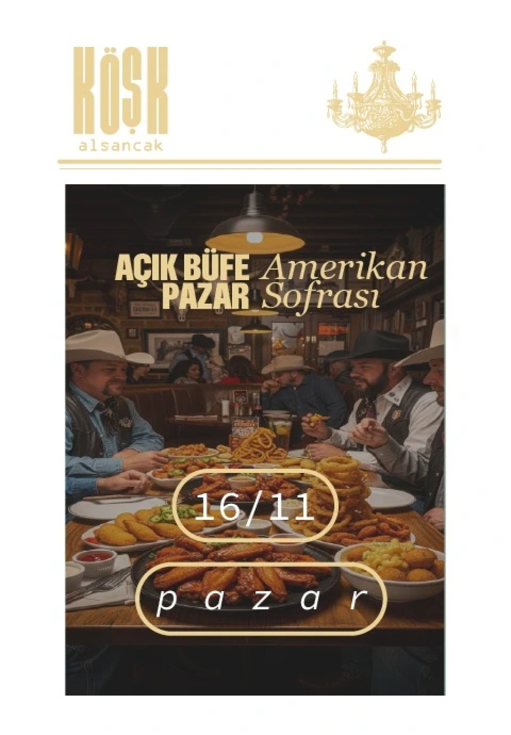 Açık Büfe Pazar: Amerikan Sofrası