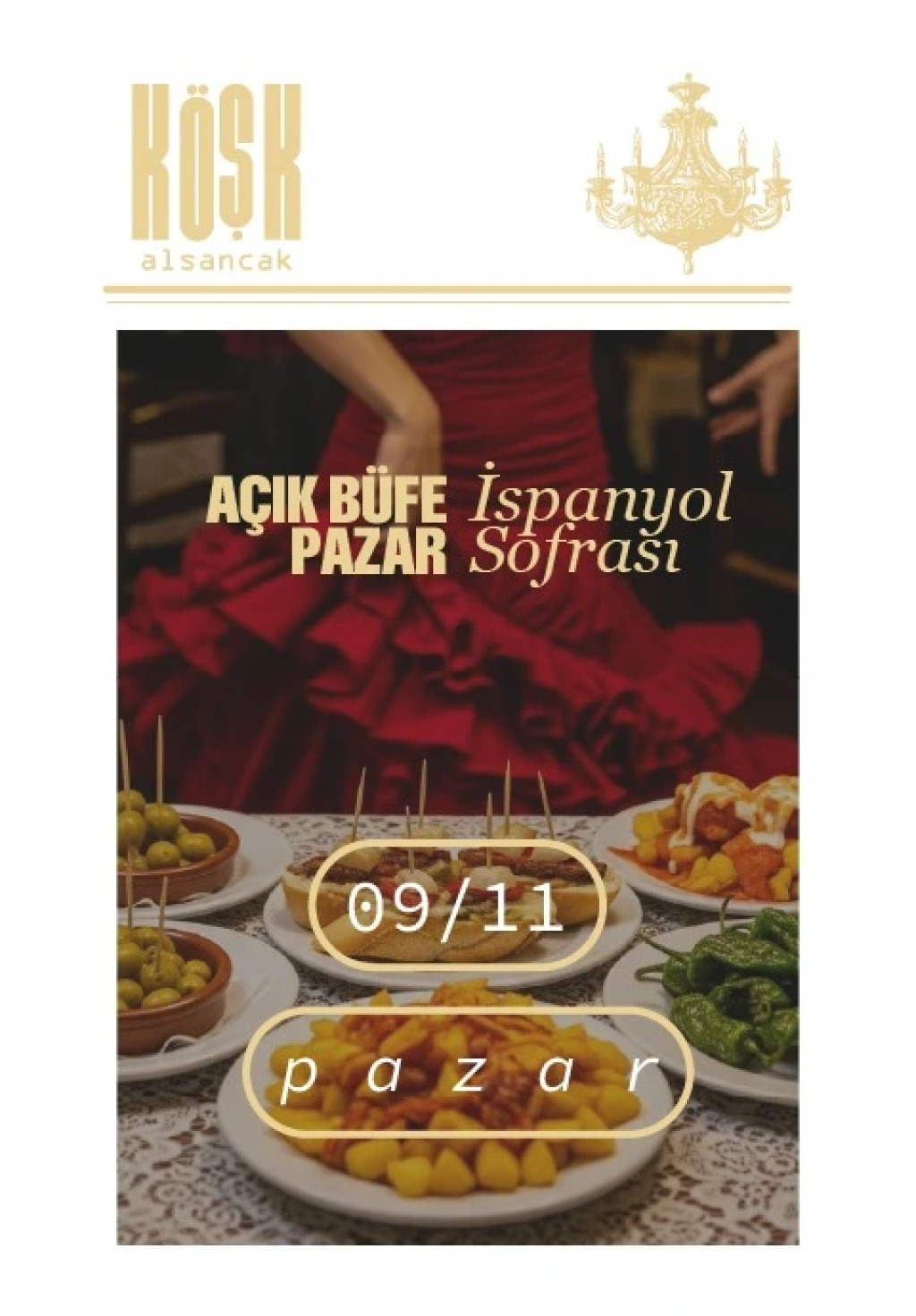 Açık Büfe Pazar: İspanyol Sofrası