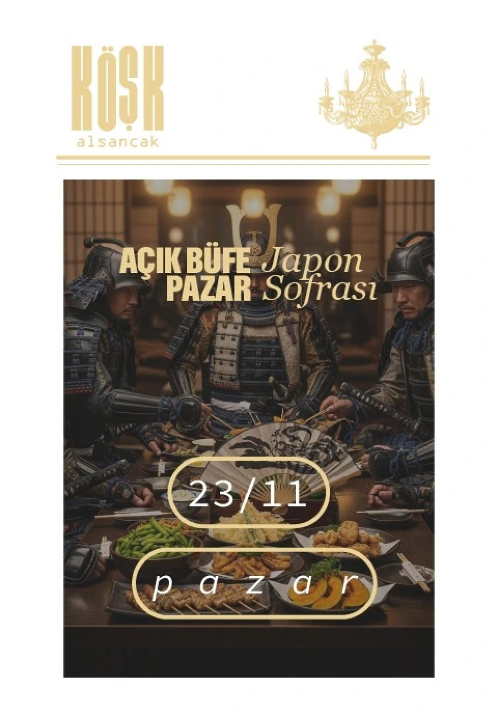 Açık Büfe Pazar: Japon Sofrası