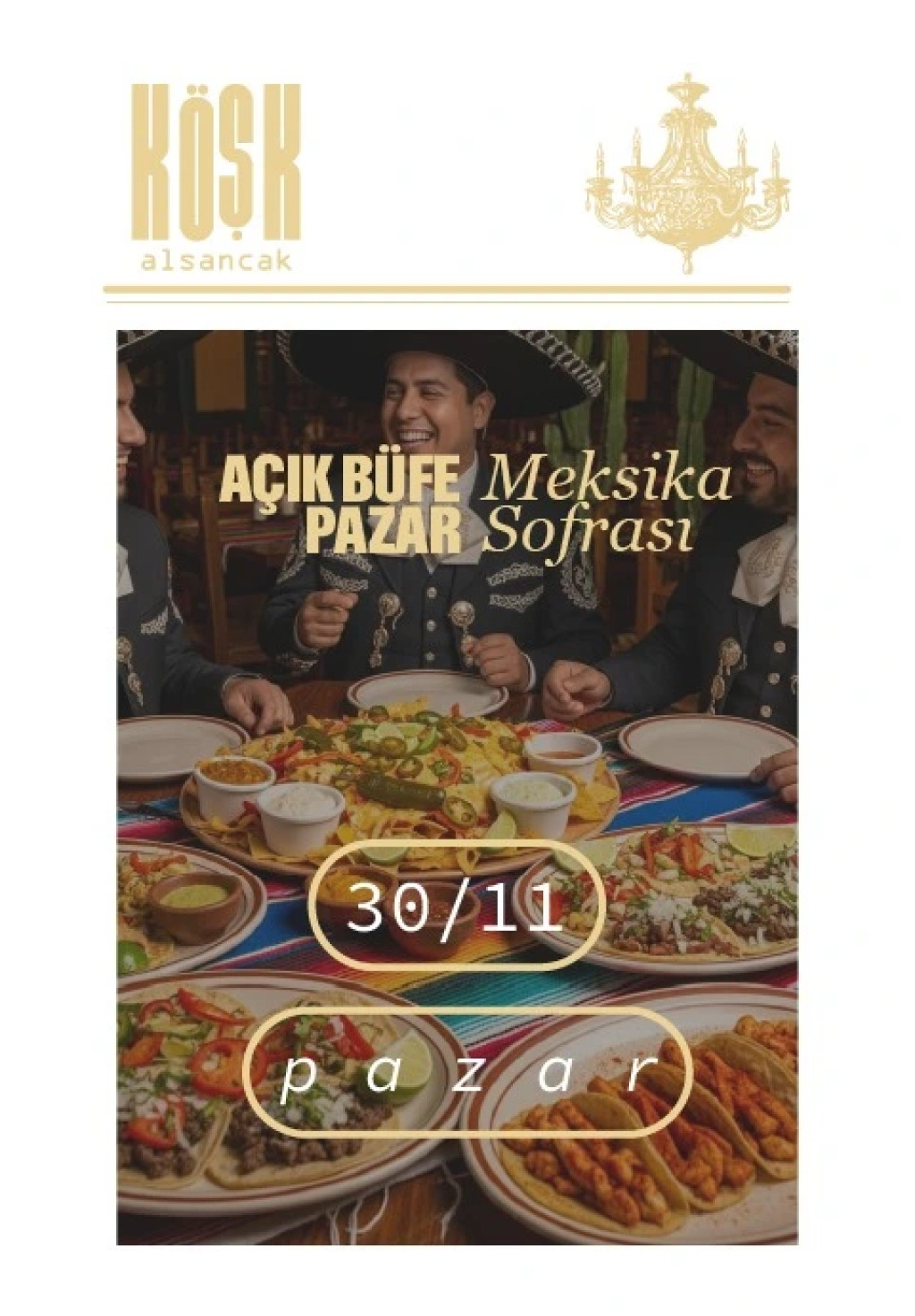 Açık Büfe Pazar: Meksika Sofrası