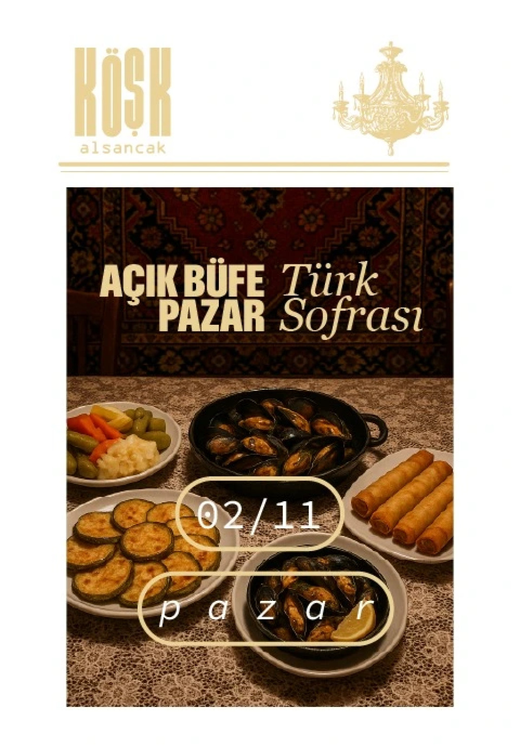 Açık Büfe Pazar: Türk Sofrası