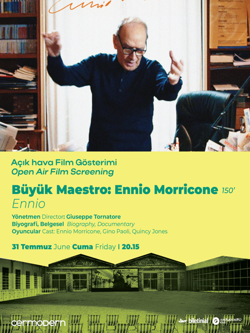 Açık Hava Film Gösterimi: Büyük Maestro: Ennio Morricone