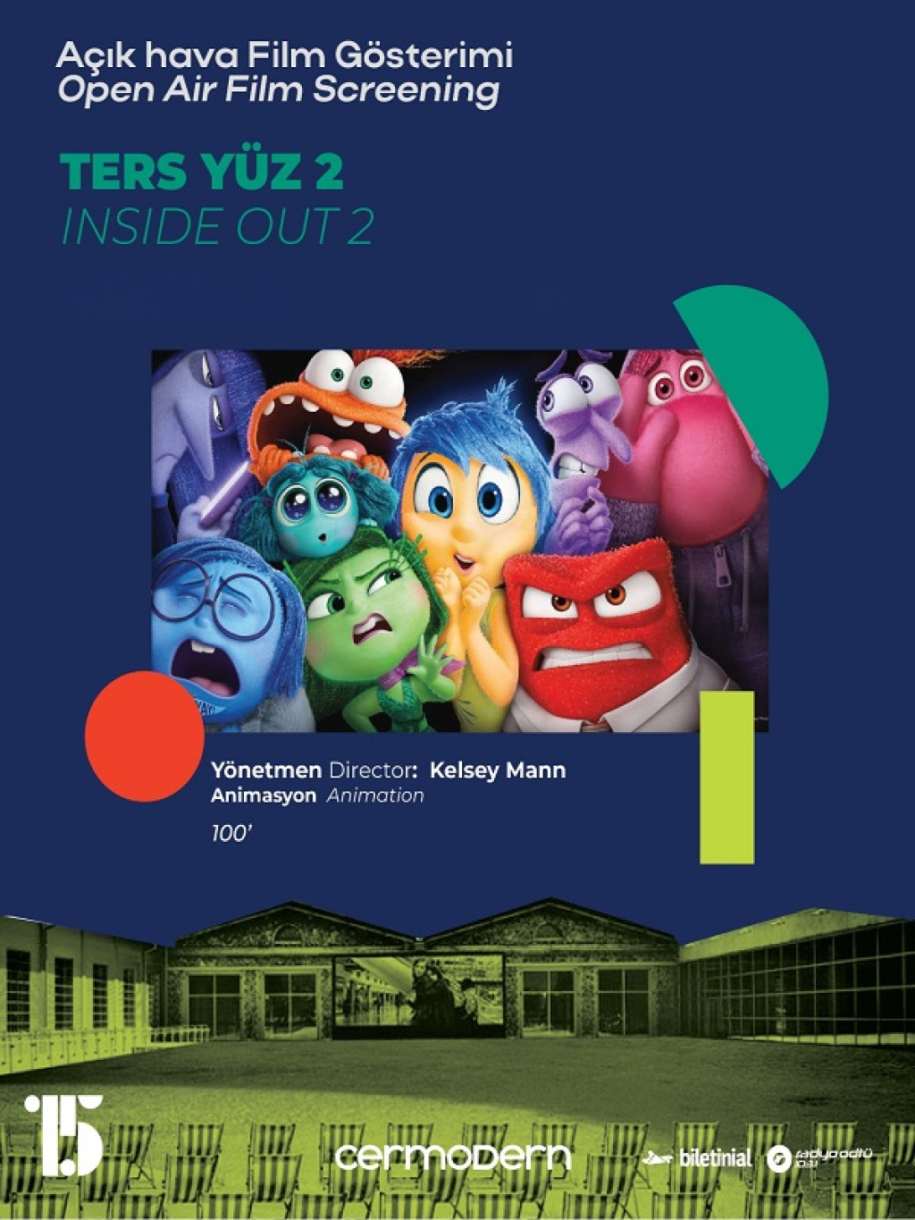 Açık Hava Film Gösterimi: Ters Yüz 2/ Inside Out 2