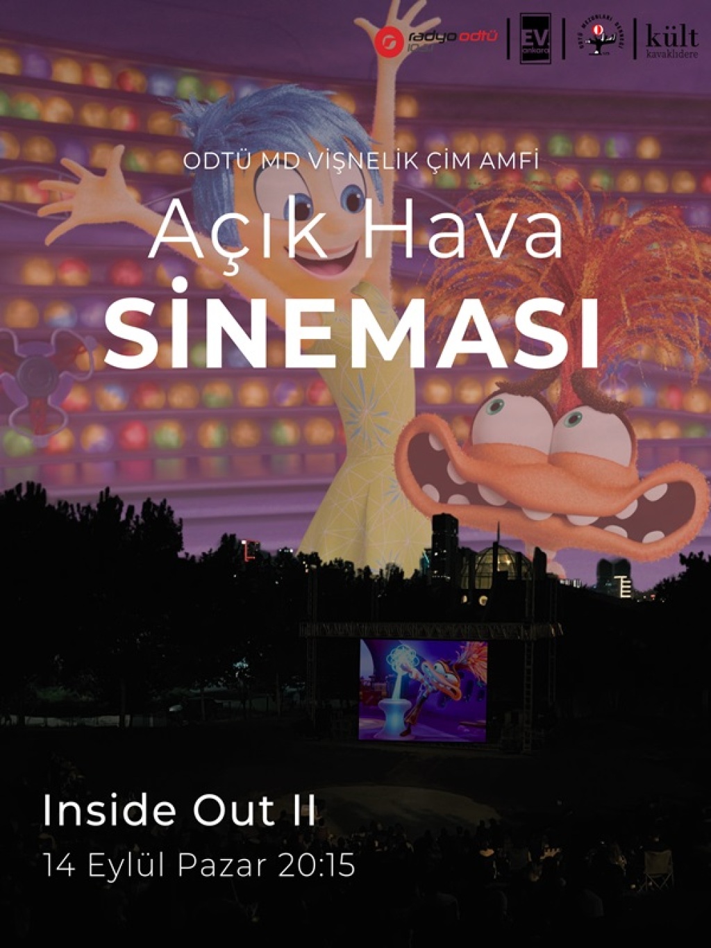 Açık Hava Sineması - Inside Out 2