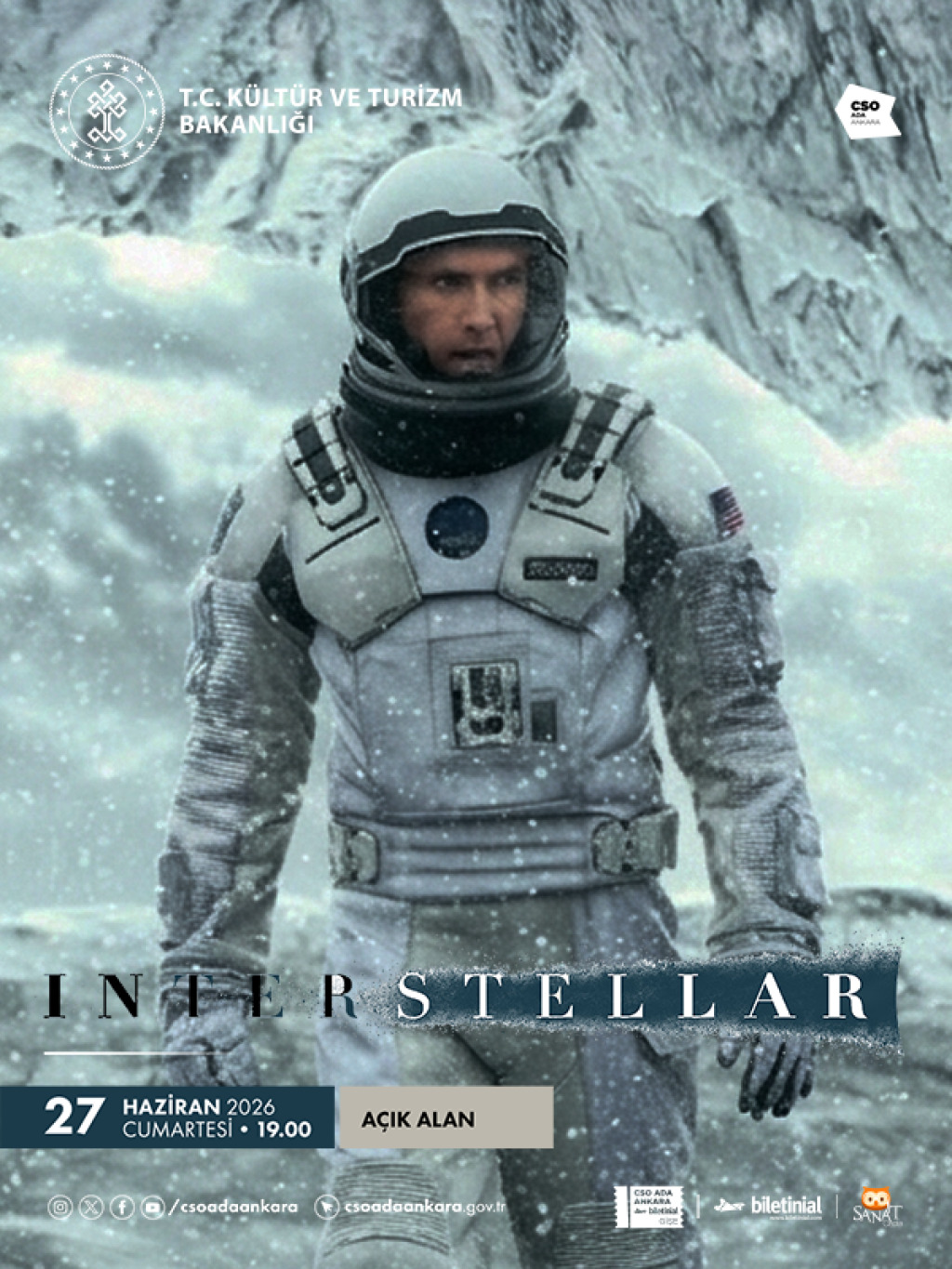 Açık Hava Sineması - Interstellar/Yıdızlararası