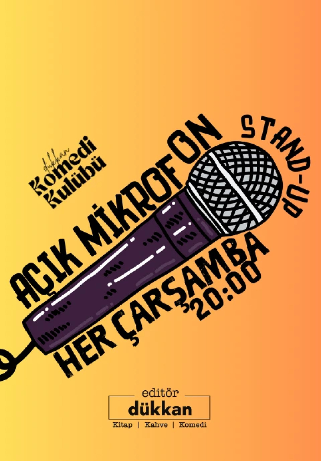 Açık Mikrofon Stand-up - Dükkan Komedi Kulübü