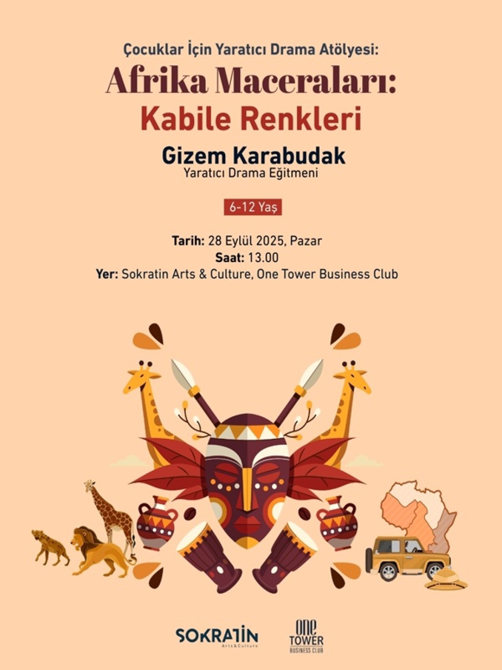 Afrika Maceraları: Kabile Renkleri Yaratıcı Drama Atölyesi