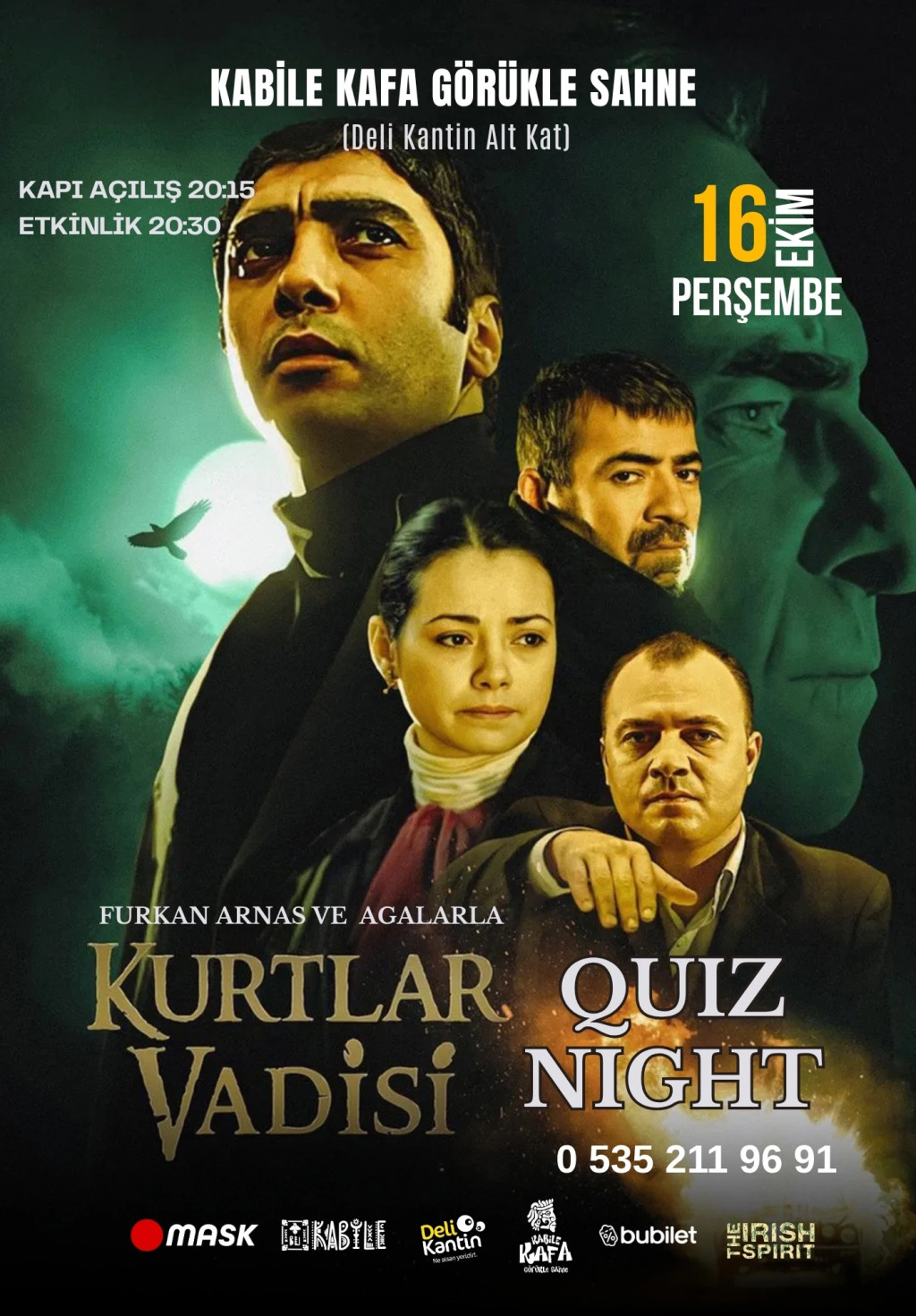 Agalarla Kurtlar Vadisi Quiz Night (İlk 97 Bölüm)  - Furkan Arnas ile