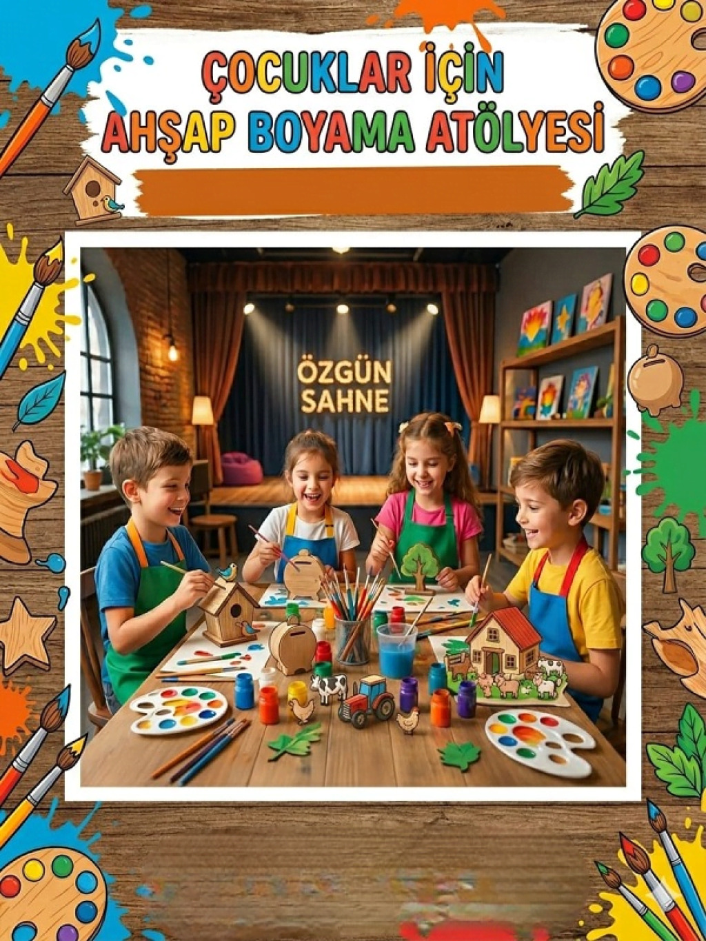 Ahşap Boyama Atölyesi