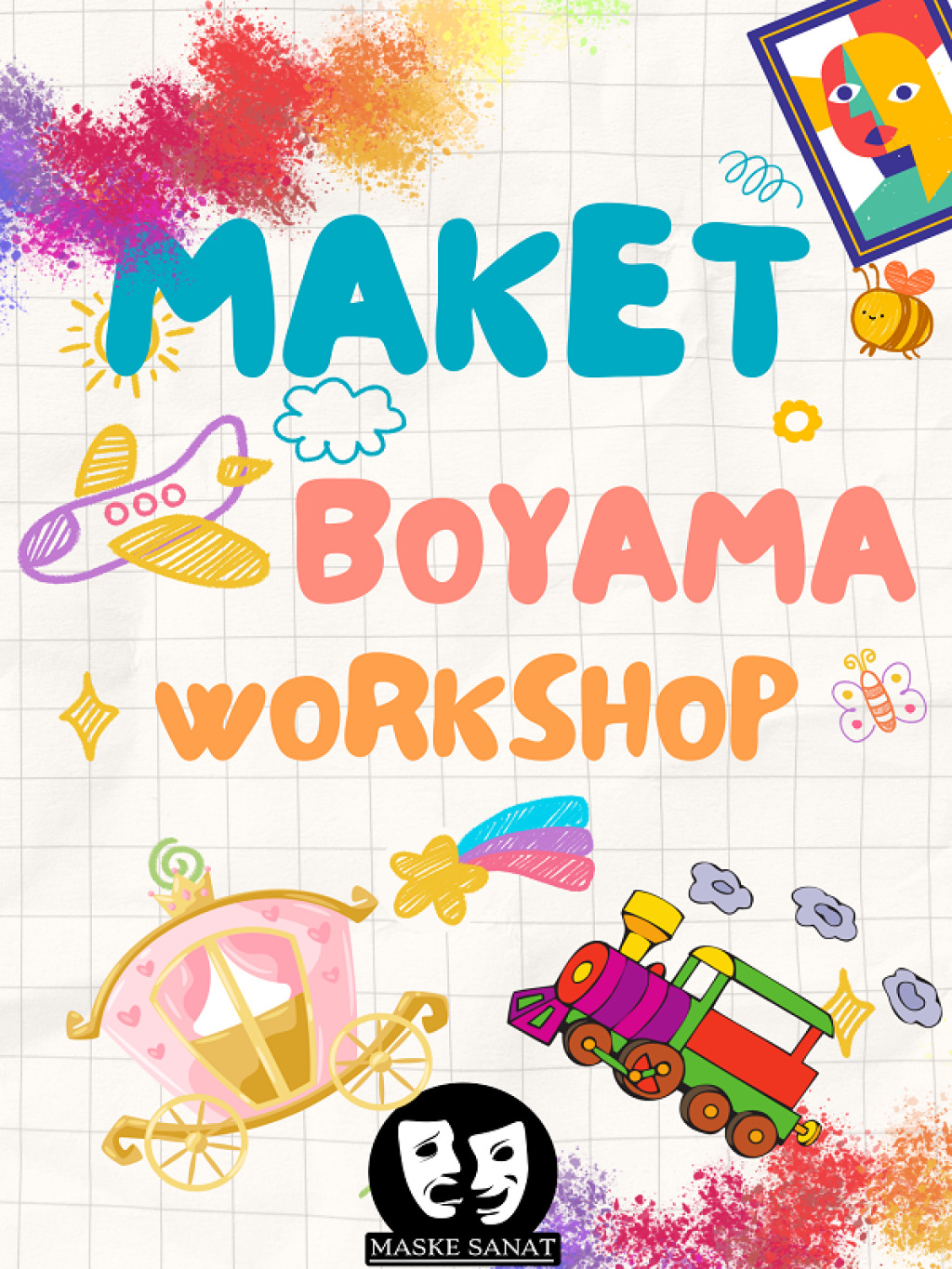 Ahşap Maket Boyama Atölyesi