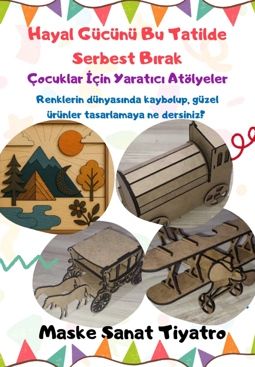 Ahşap Maket Boyama Atölyesi