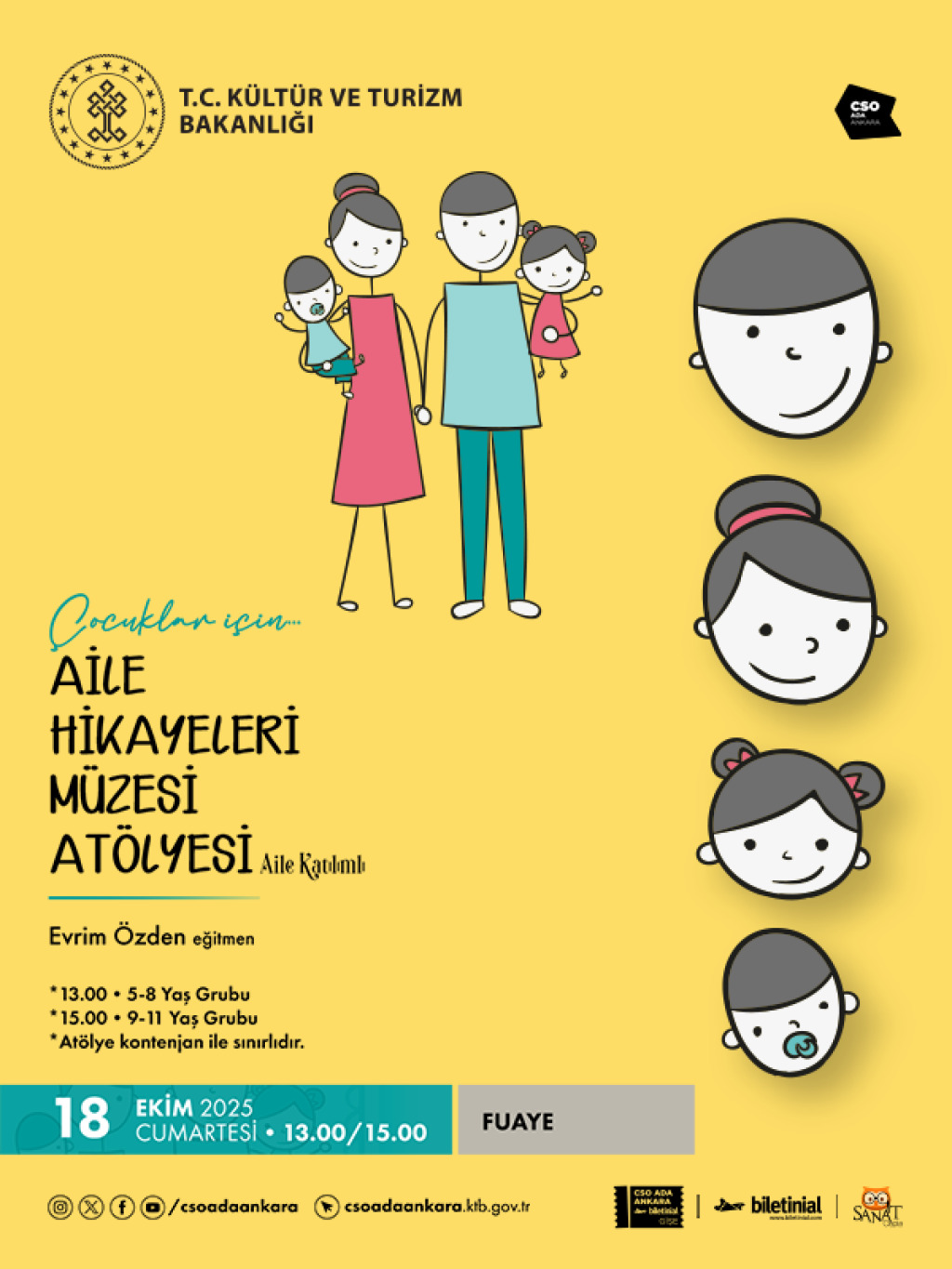 Aile Hikayeleri Müzesi Atölyesi - Aile Katılımlı