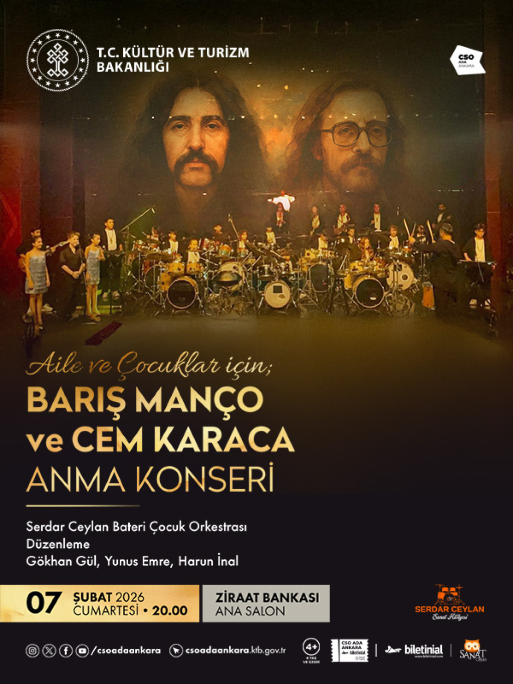 Aile Ve Çocuklar İçin Barış Manço Ve Cem Karaca Anma