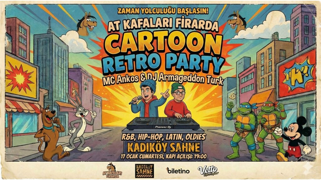 AKF Cartoon Retro Party